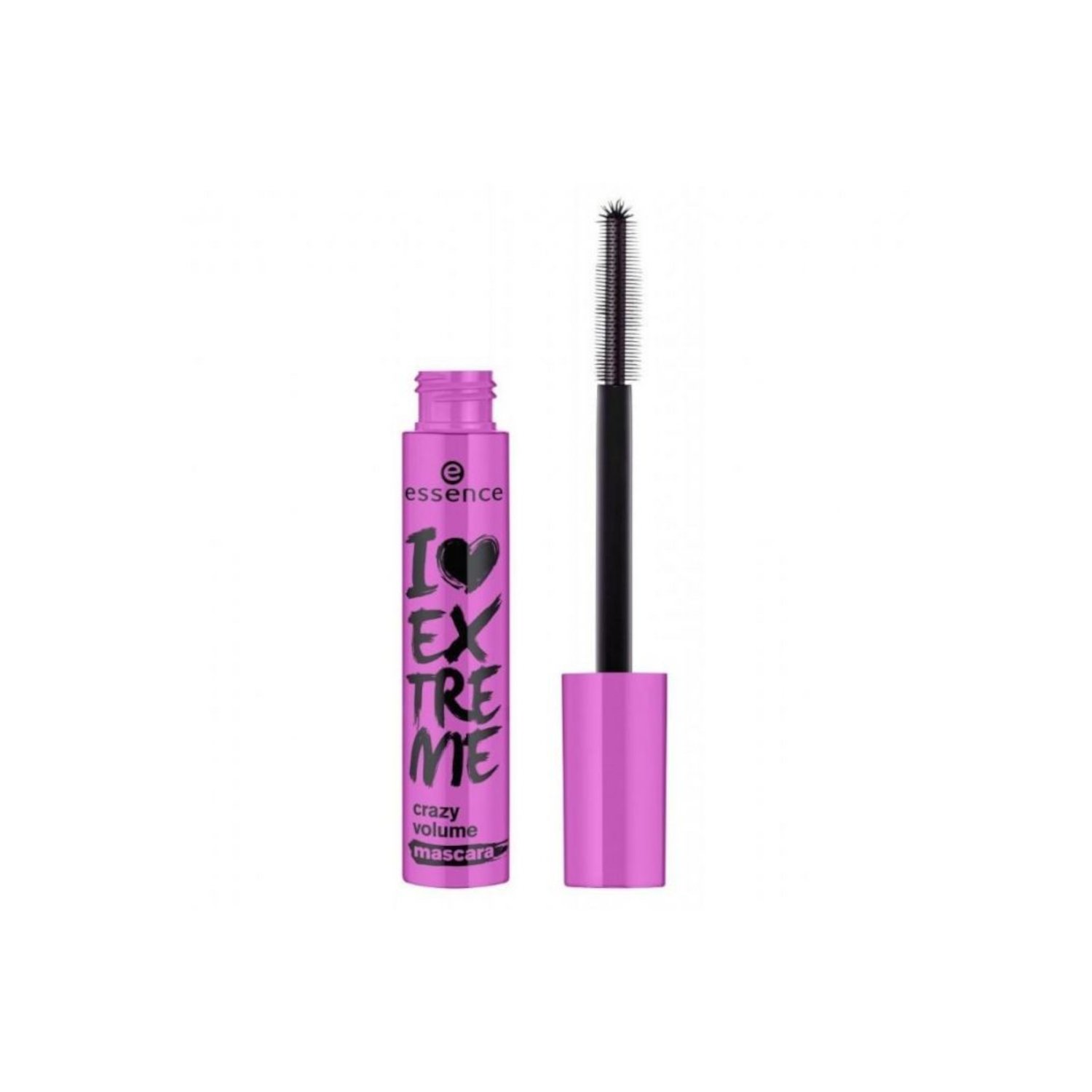 Essence I Love Extreme Crazy Volume Mascara – volumen extremo e intensidad en cada pasada.