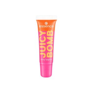 Gloss Juicy Bomb Pretty Pitaya cerrado en envase rosa y naranja