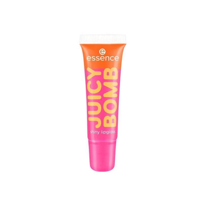 Gloss Juicy Bomb Pretty Pitaya cerrado en envase rosa y naranja