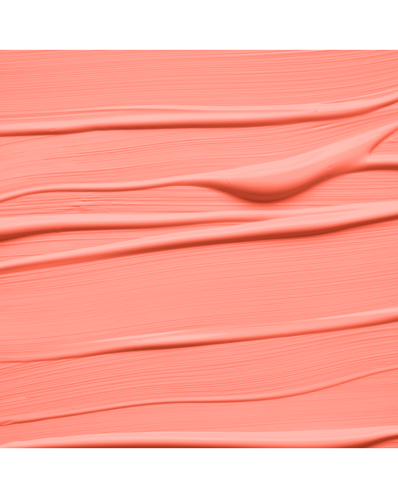 HYPO Liquid Blush – Swatch del color Textura del colorete líquido HYPO Liquid Blush tono coral