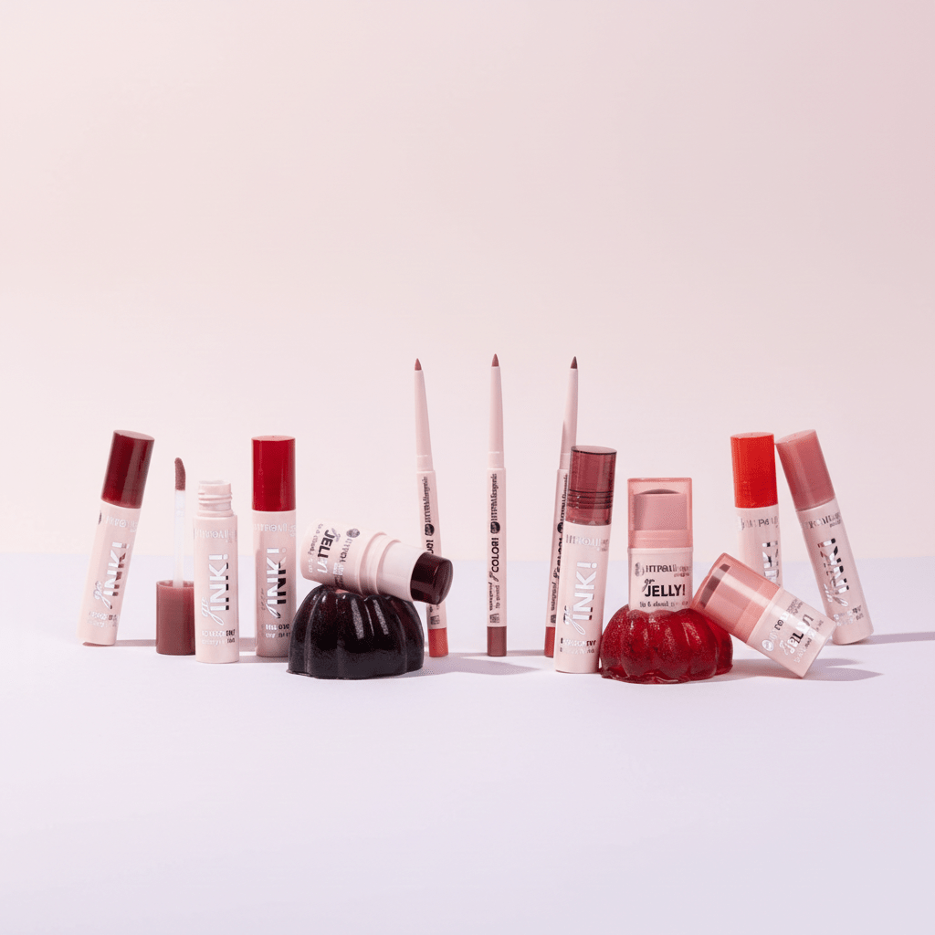 Surtido de tintes hipoalergénicos Go Jelly de Bell HYPO para labios y mejillas con acabado natural y efecto jugoso