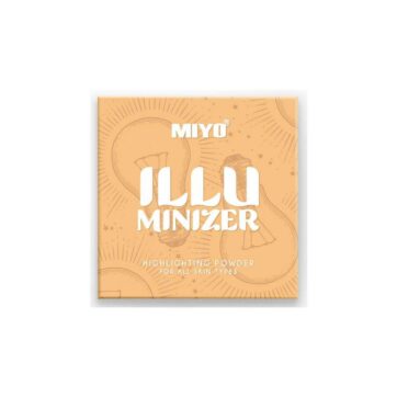 Iluminador MIYO Illuminizer en su estuche color beige