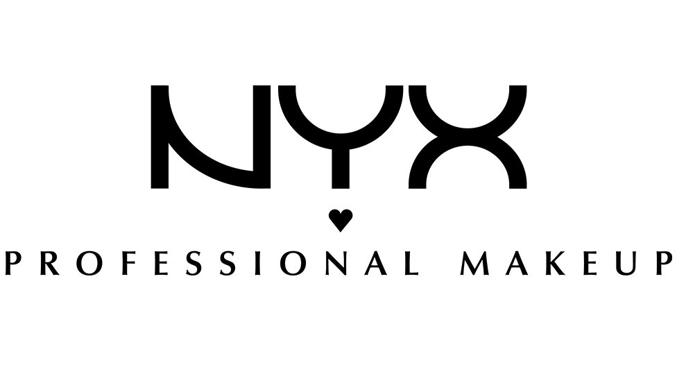 Logotipo de NYX Professional Makeup en negro, marca de maquillaje profesional y creativo.
