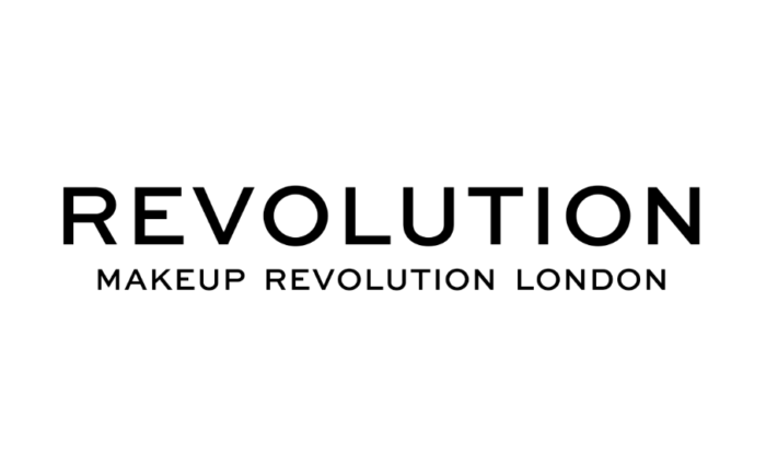 Logotipo de Makeup Revolution London, marca británica de maquillaje asequible e innovador.