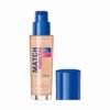 base de maquillaje Rimmel Match Perfection SPF 20 tono 103 True Ivory con dispensador de precisión