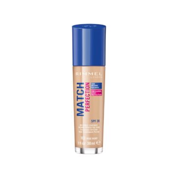 Base Rimmel Match Perfection tono 103 True Ivory con SPF 20