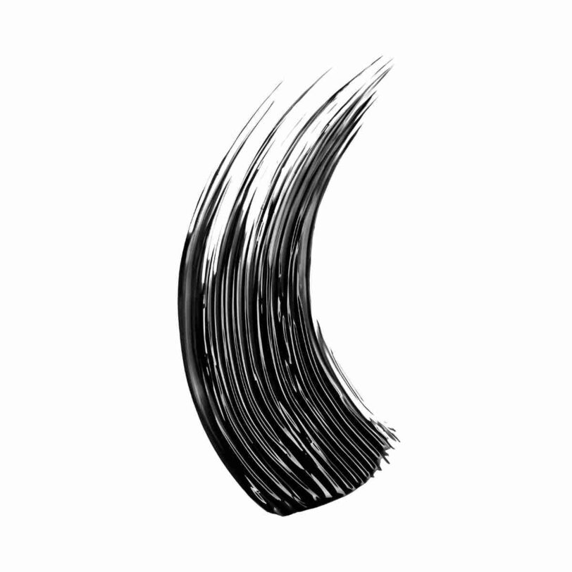 textura negra intensa de la máscara de pestañas Rimmel Scandaleyes Reloaded