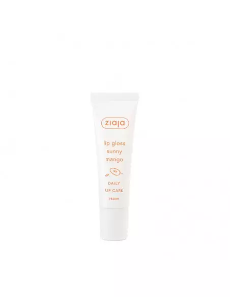Bálsamo labial con brillo Sunny Mango de Ziaja en tubo vegano
