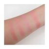 Swatches del colorete Sweet Melody de Bell Cosmetics sobre la piel