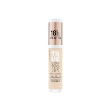 corrector Catrice True Skin High Cover en envase beige y dorado
