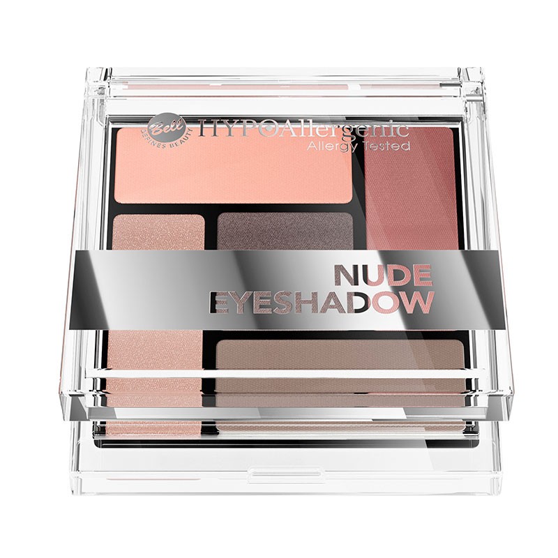 Paleta de sombras Nude Bell HYPO hipoalergénica Tono 01
