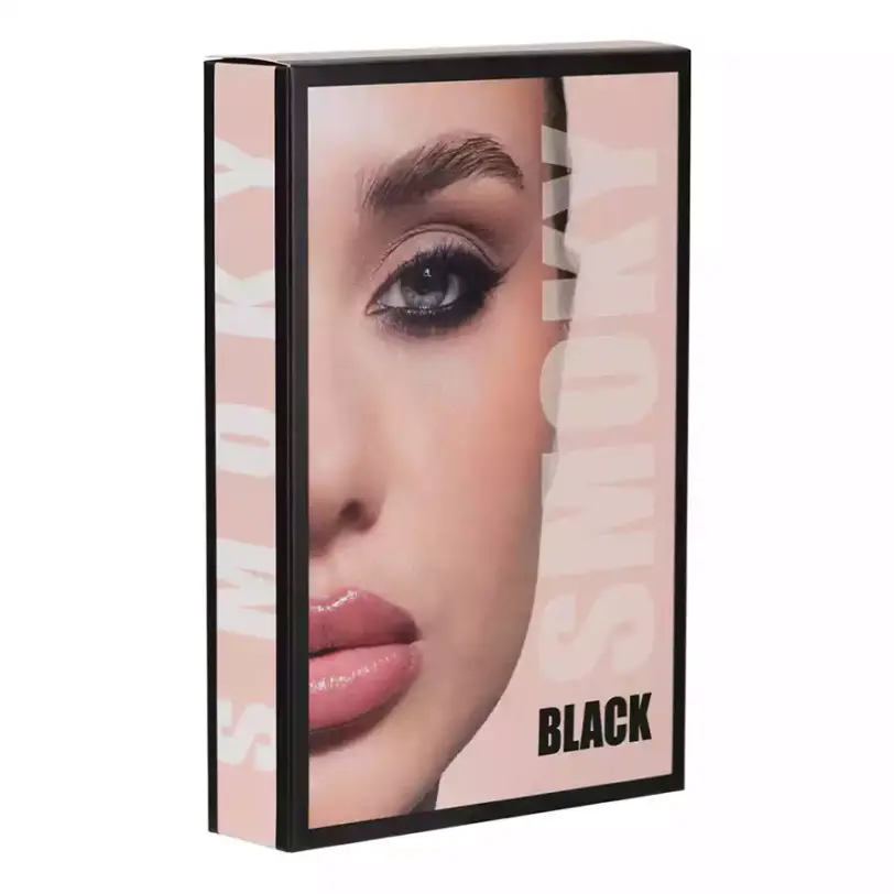 kit smoky pierre rene negro maquillaje ojos labios