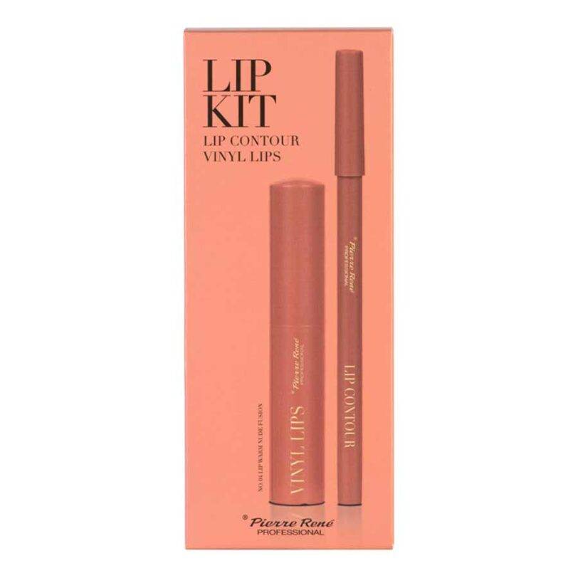lip kit pierre rene vinyl lips lip contour nude tono Warm Nude Fusion