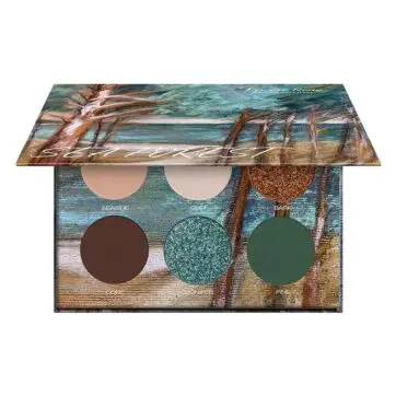 paleta de sombras Sea Forest Pierre René con 6 tonos inspirados en la naturaleza