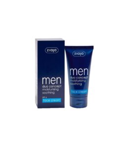 crema facial Ziaja MEN con caja duo concept moisturising soothing