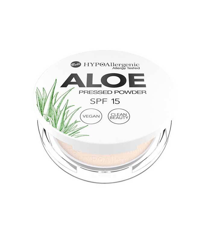 Polvos compactos hipoalergénicos Aloe SPF 15 Cream – Bell polvos compactos hipoalergénicos aloe spf 15 tono cream bell hypoallergenic