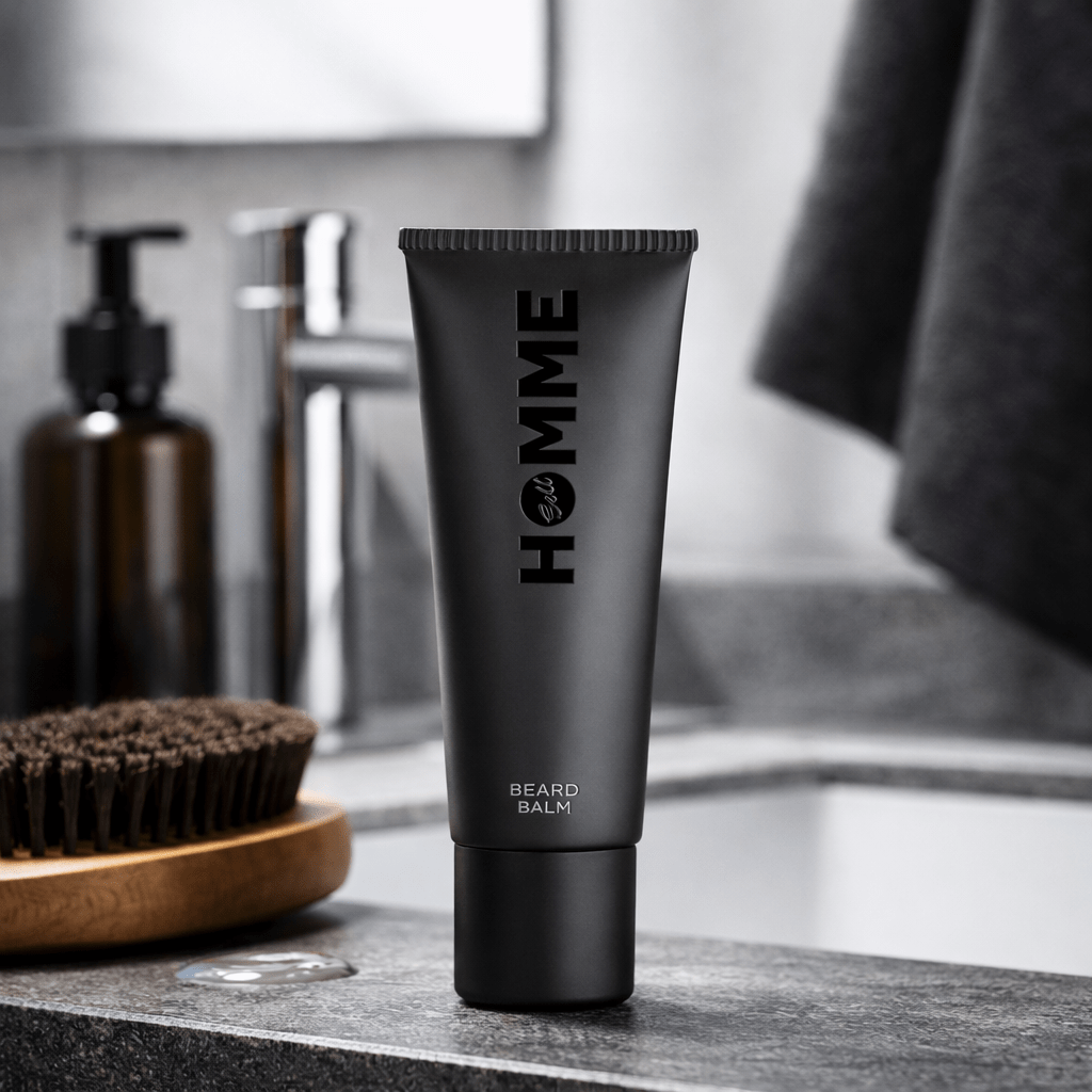 bálsamo acondicionador para barba Bell HOMME en rutina de cuidado masculino