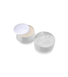 polvos sueltos Let It Bake Bell Cosmetics con borla para sellado del maquillaje
