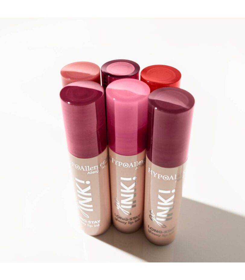 Envases del labial líquido hipoalergénico Go Ink! en distintos tonos