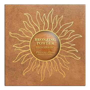 polvo bronceador brillante Pierre René acabado luminoso