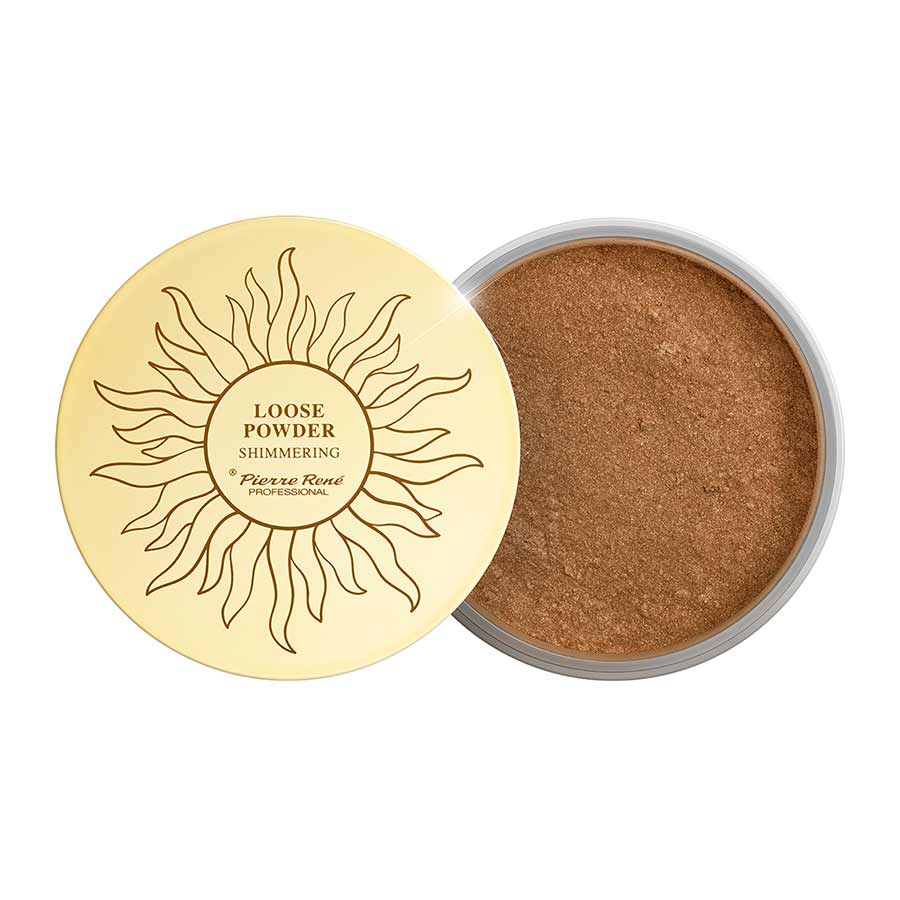 Textura Polvos Sueltos Luminosos Pierre Rene polvos sueltos bronceadores Pierre René textura fina y luminosa