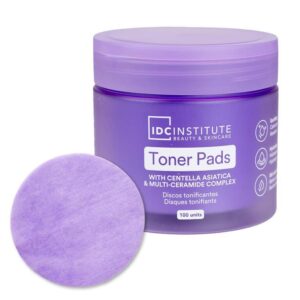 toner pads IDC Institute con centella asiática y complejo multiceramidas 100 unidades