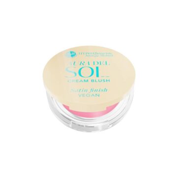 Colorete en crema hipoalergénico Bell Hypoallergenic Aura del Sol con acabado satinado y tono rosado