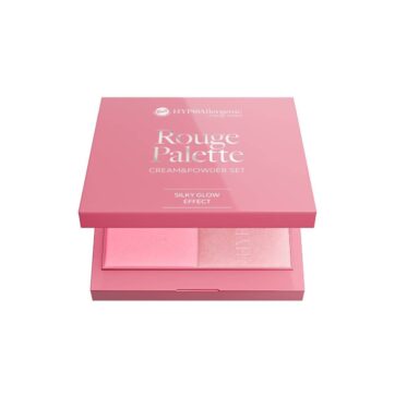 Paleta de colorete hipoalergénico HYPO Rouge Palette con formato crema y polvo para acabado luminoso