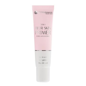 Prebase de maquillaje hipoalergénica HYPO Blur Skin Primer que minimiza poros y alisa la piel