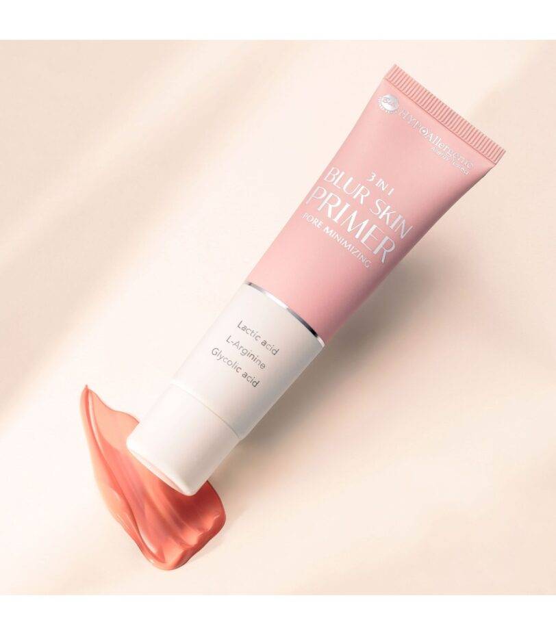 Prebase HYPO Blur Skin Primer con textura ligera y acabado alisador sobre la piel