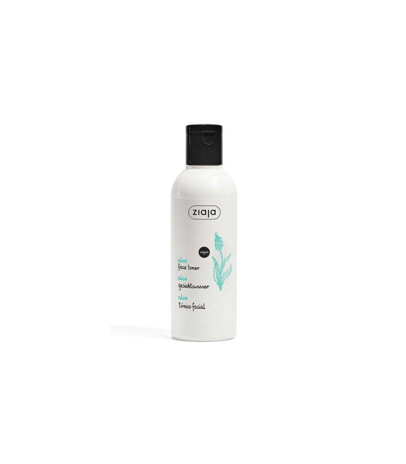 Tónico facial Ziaja Aloe para piel seca y normal que hidrata y refresca la piel