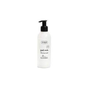 Limpiador facial cremoso Ziaja leche de cabra en envase con dosificador para piel seca y sensible