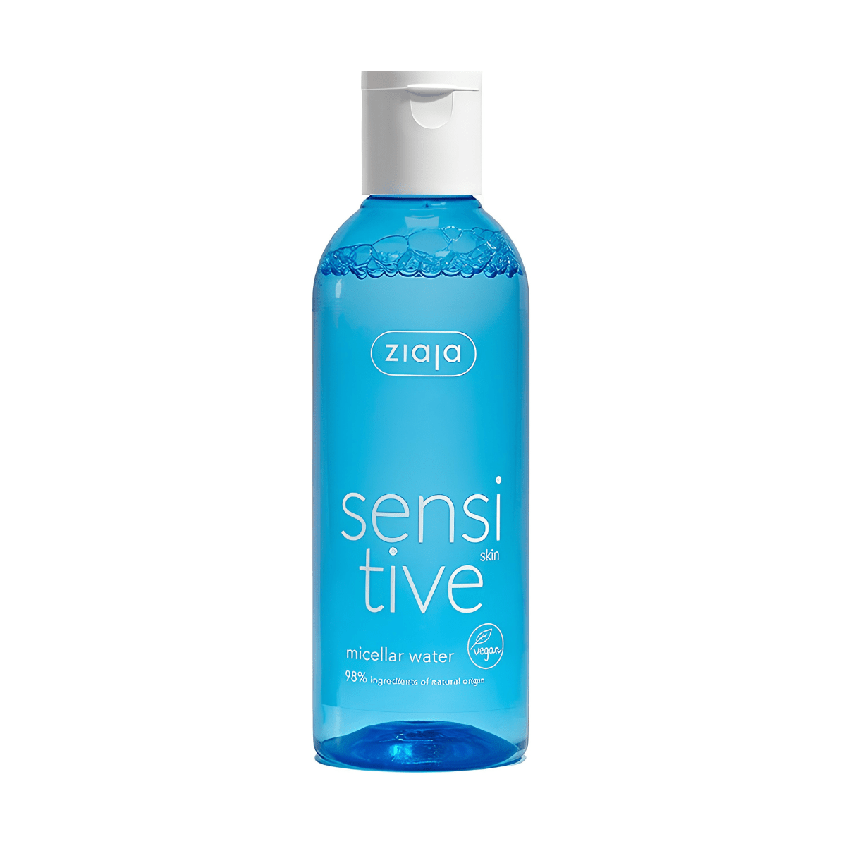 Agua micelar Ziaja Sensitive para piel sensible que limpia y desmaquilla suavemente