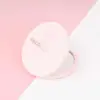 Espejo compacto Brushworks color rosa cerrado ideal para maquillaje diario