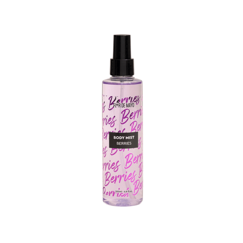 Body mist de frutos rojos en spray ligero ideal para perfumar la piel a diario