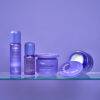 pack frost con perfume corporal, aceite seco, locion y exfoliante corporal