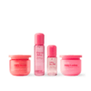 pack Juicy Flor de Mayo con exfoliante loción corporal aceite seco y bruma corporal