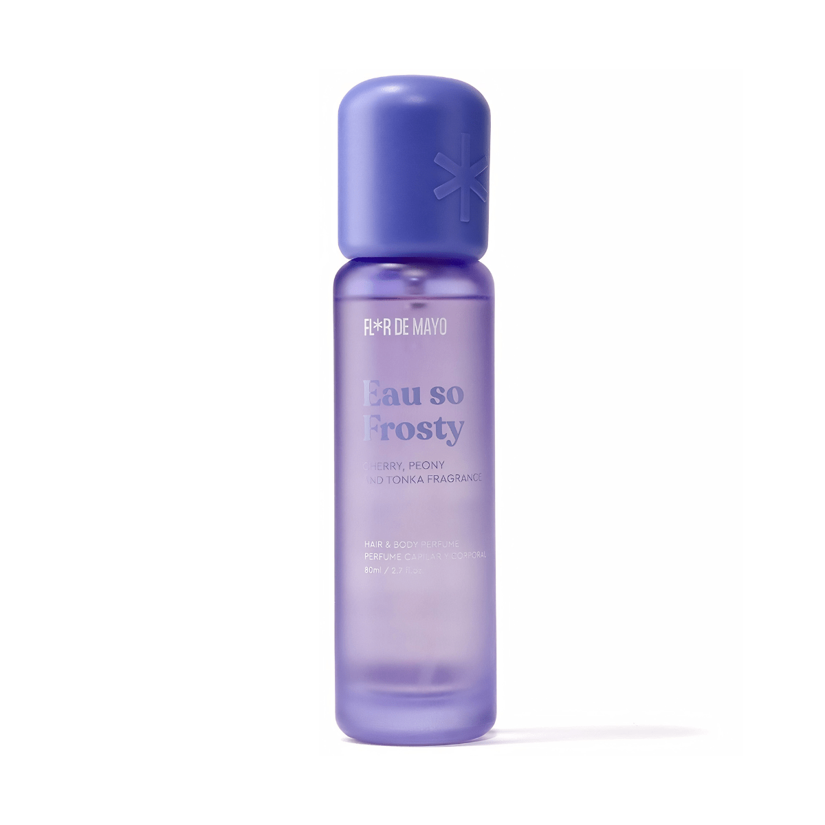 perfume corporal y capilar frosty formato spray con aroma floral y fresco