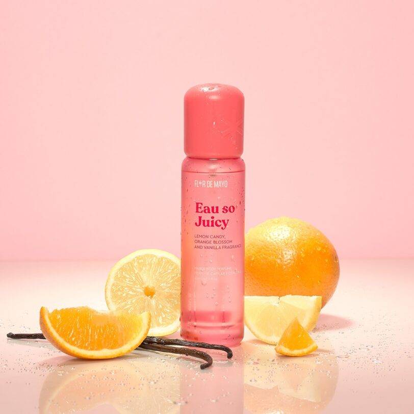 bruma corporal Eau So Juicy Flor de Mayo con limón naranja y vainilla