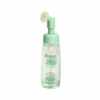 Limpiador facial en espuma con aloe vera y cepillo exfoliante integrado para limpiar y calmar la piel