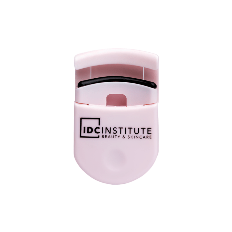 mini rizador de pestañas rosa IDC Institute compacto para maquillaje diario