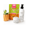 pack skincare lover con limpiador facial crema hidratante y mascarilla detoxificante