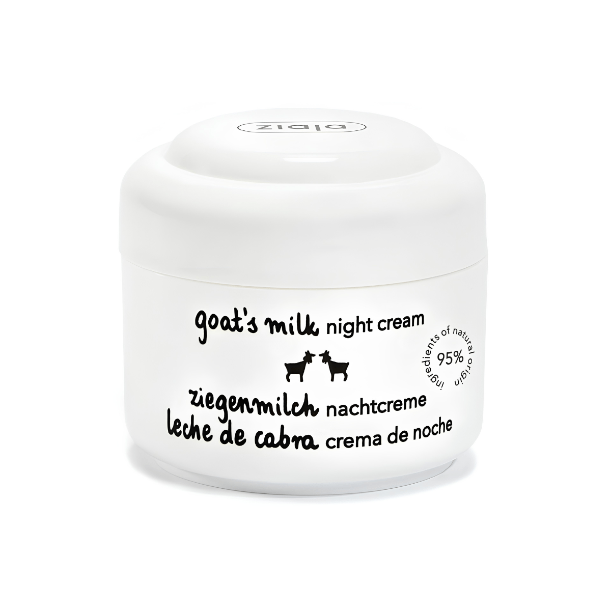 Crema facial de noche Ziaja leche de cabra que nutre y regenera la piel seca
