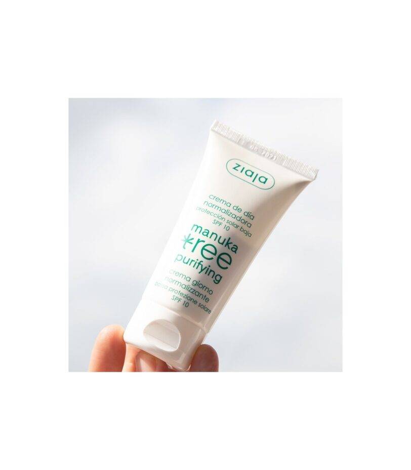textura ligera crema facial manuka ziaja hidratante piel grasa sin brillos