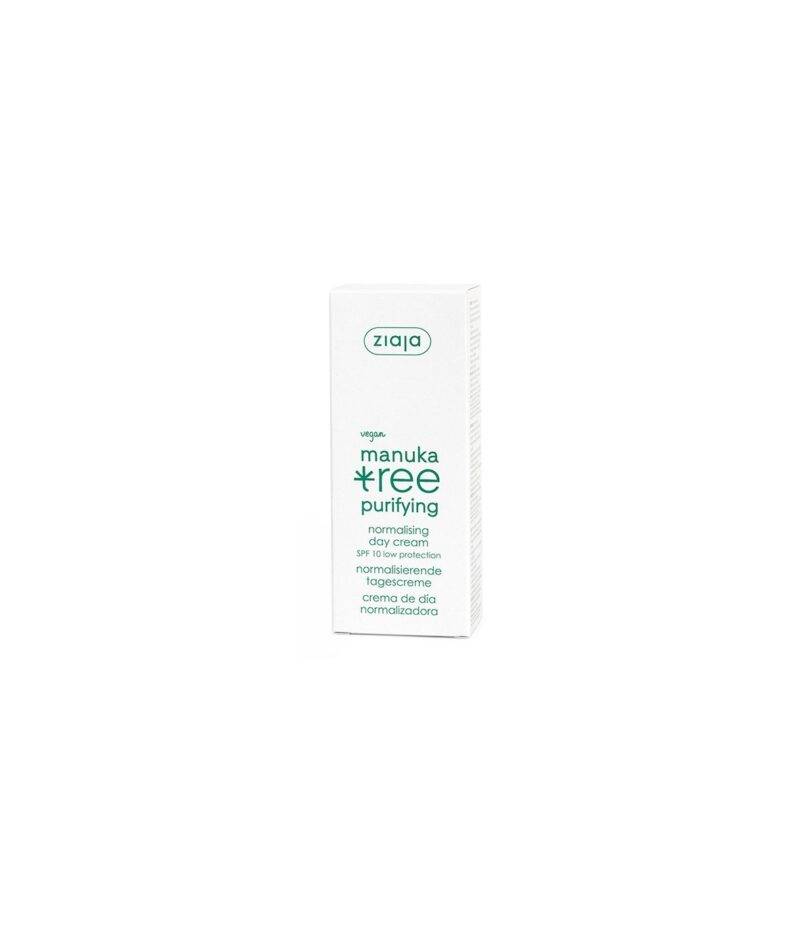 caja crema facial ziaja manuka tree purificante piel grasa y mixta