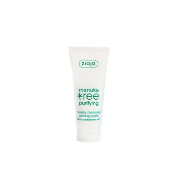 pasta exfoliante facial purificante Ziaja Manuka Tree para piel mixta o grasa
