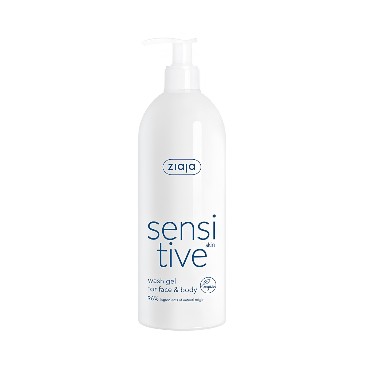 gel limpiador para piel sensible Ziaja Sensitive para rostro y cuerpo