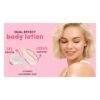 loción corporal Twister Dual Effect con vitamina C y ácido hialurónico que combina hidratación en gel y nutrición en crema