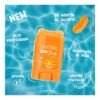 protector solar stick SPF50 resistente al agua con vitamina E y aroma frutal