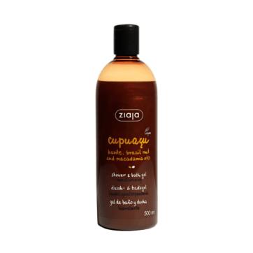 gel de ducha hidratante Ziaja Cupuaçu con aceites nutritivos y fórmula vegana